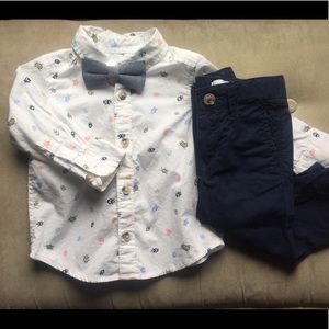 Old Navy button down & pant